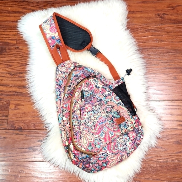 Baosha Handbags - Baosha Paisley Gypsy Pattern Crossbody Shoulder Bag